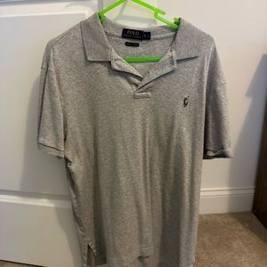 5 MENS LARGE POLO SHORTSLEEVES